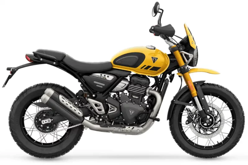 Triumph Scrambler 400XC - ampliação da linha 400 cc