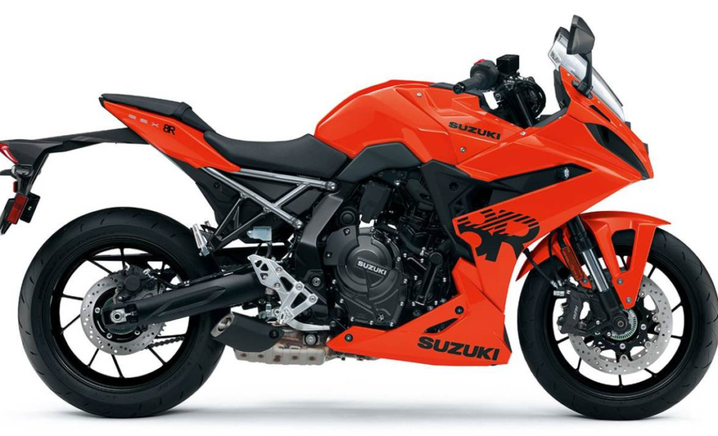 o que mudou na esportiva da Suzuki lá fora