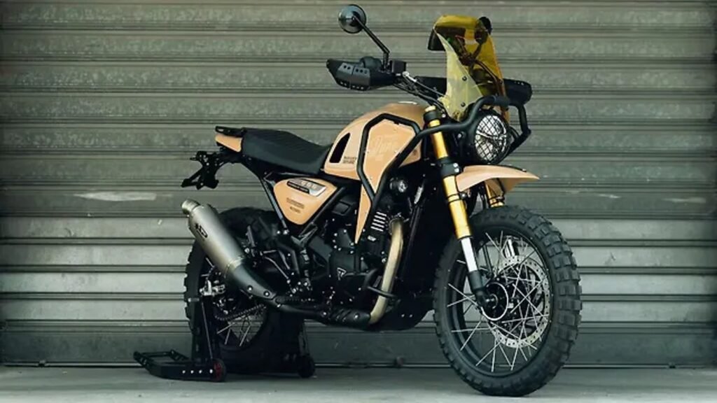 Triumph Dune 400 transforma Scrambler em 'moto de rali'