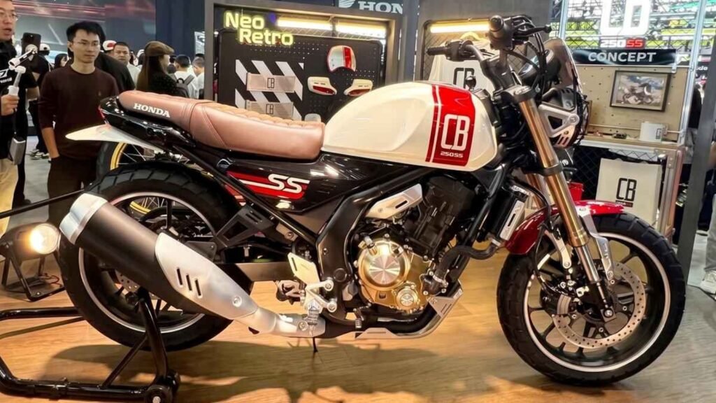 O motor da Rebel 250 em uma Scrambler? Essa Honda surpreendeu na China